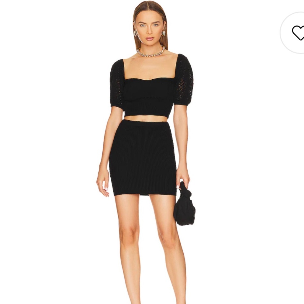 Rebecca Taylor Jersey Pencil Mini Skirt